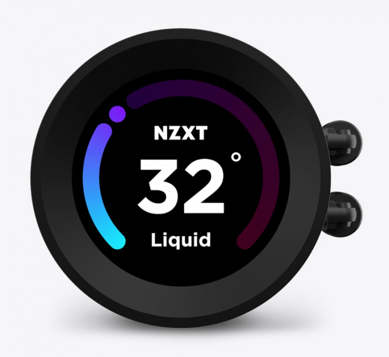 NZXT Kraken Elite 240 RGB 240mm AIO Liquid Cooler with LCD Display and RGB Fans - Black
