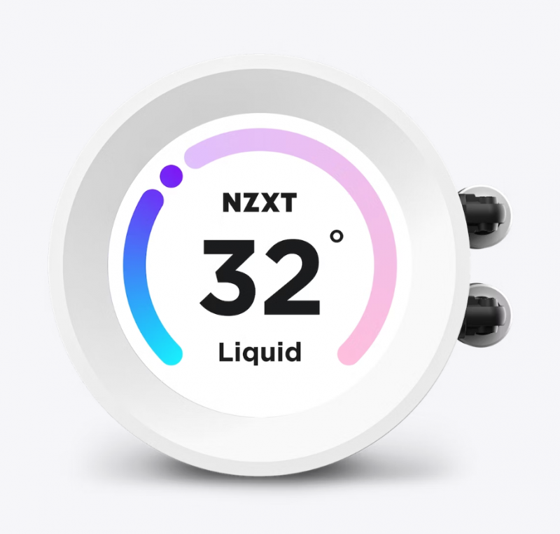 NZXT Kraken Elite 240 RGB 240mm AIO Liquid Cooler with LCD Display and RGB Fans- White NZXT Kraken Elite 240 RGB 240mm AIO Liquid Cooler with LCD Display and RGB Fans- White