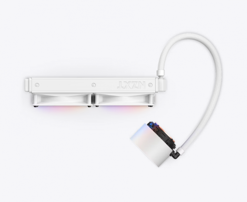 NZXT Kraken Elite 240 RGB 240mm AIO Liquid Cooler with LCD Display and RGB Fans- White NZXT Kraken Elite 240 RGB 240mm AIO Liquid Cooler with LCD Display and RGB Fans- White