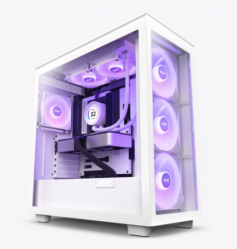 NZXT Kraken Elite 240 RGB 240mm AIO Liquid Cooler with LCD Display and RGB Fans- White NZXT Kraken Elite 240 RGB 240mm AIO Liquid Cooler with LCD Display and RGB Fans- White