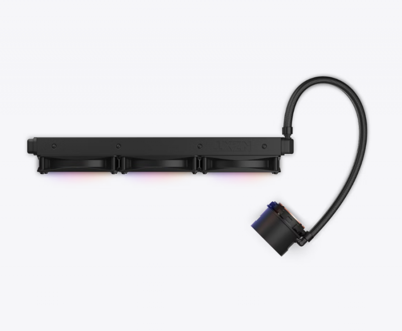 NZXT Kraken 360 RGB 360mm AIO Liquid Cooler with LCD Display and RGB Fans - Black
