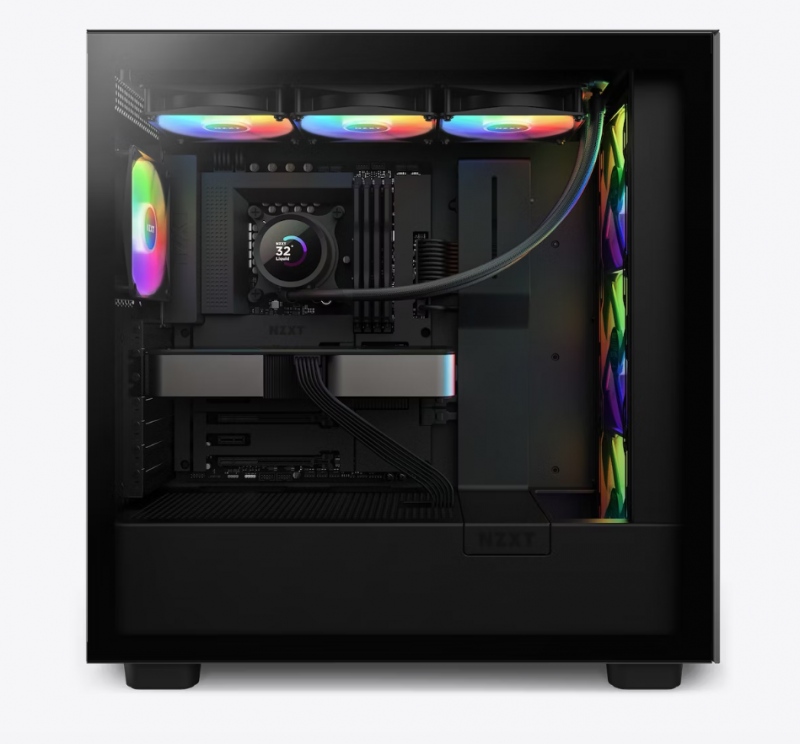 NZXT Kraken 360 RGB 360mm AIO Liquid Cooler with LCD Display and RGB Fans - Black