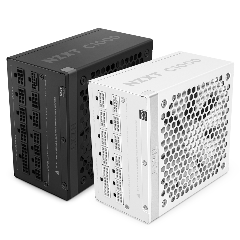 NZXT C1000 Gold ATX 3.1 80 PLUS GOLD 電源供應器(1000W) ( Black