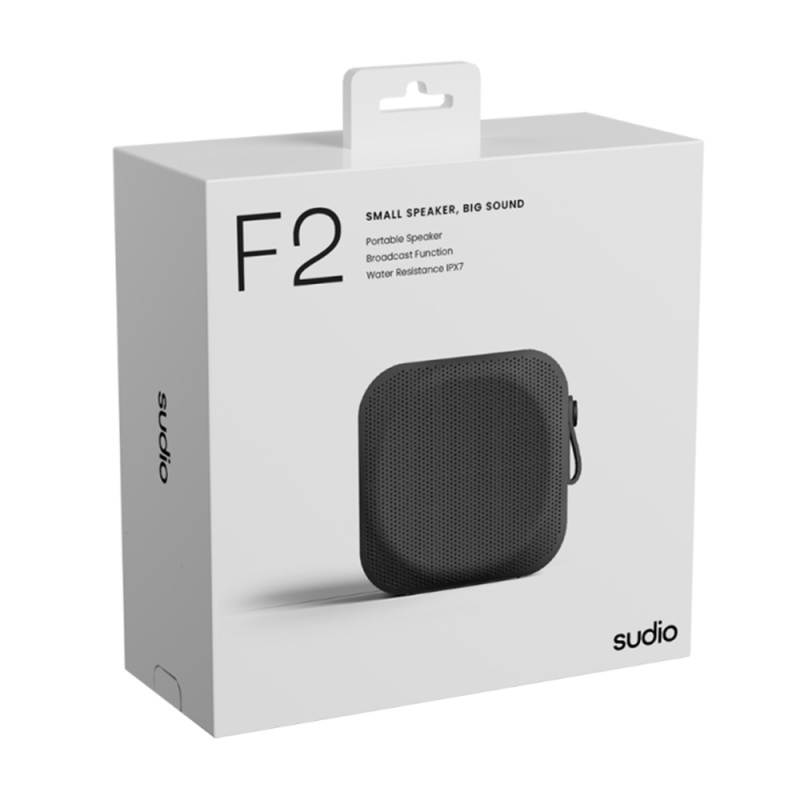 【全港免運費 行貨1年保養】Sudio F2 便攜式防水無線喇叭