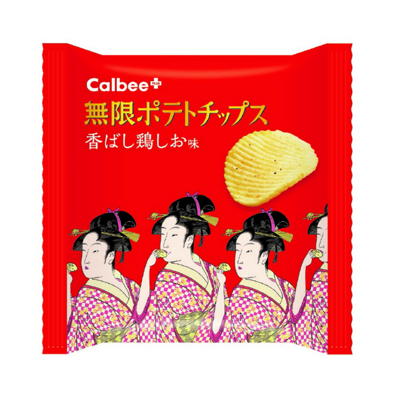 日版Calbee+ 卡樂B 麻油雞肉味 無限薯片禮盒 (1盒6包)【市集世界 - 日本市集】