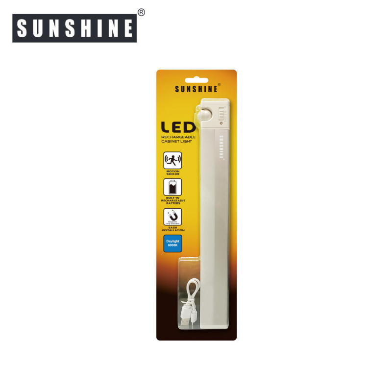 SUNSHINE 2.5W LED 充電式衣櫃感應燈 [白光6000K] [LCB-D]