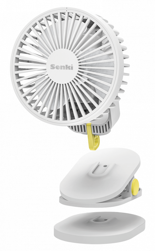 SENKI SK-S1 CUBE 座掛夾3in1小風扇