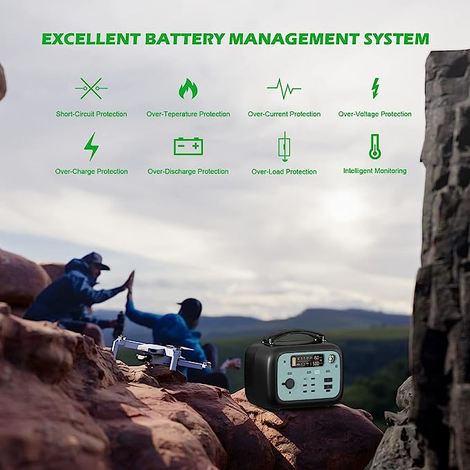 【香港行貨 1年保養】Minthouz 500W Portable Power Station PPS AC 流動電能站 484Wh Battery