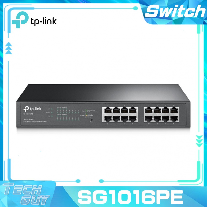 TP-Link【8-16 Port PoE】Switch 網絡交換器