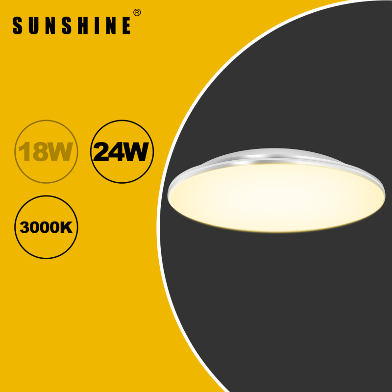 (LCLW-24) LED單色溫天花燈吸頂燈 24W 黃光3000K / 白光6500K