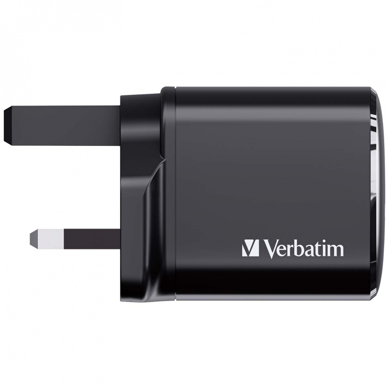 Verbatim 2 Port 67W PD 3.0 GaN 充電器 (66882)