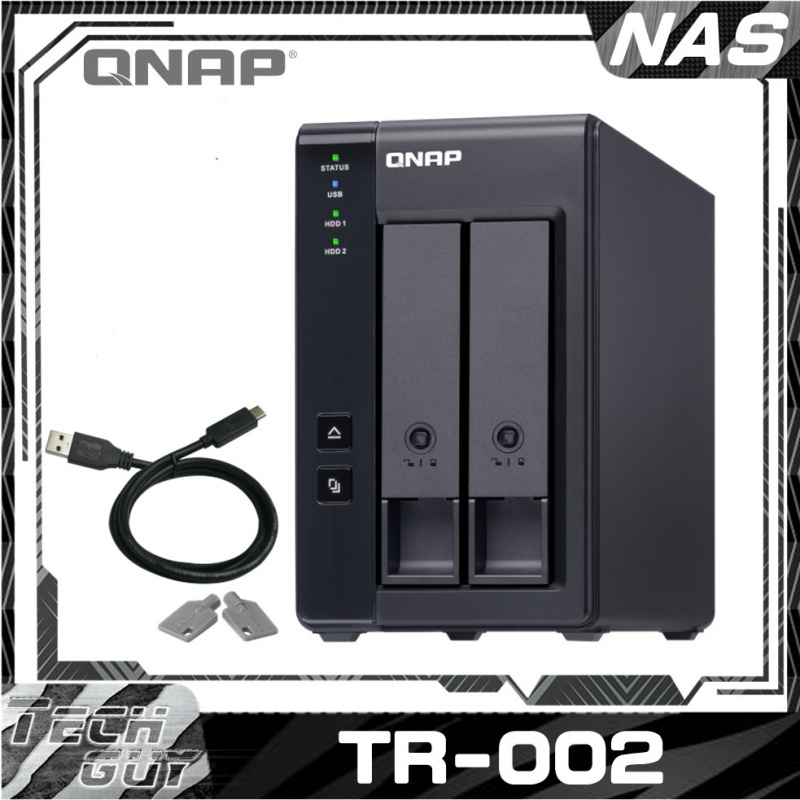 QNAP【TR-002】2-Bay NAS