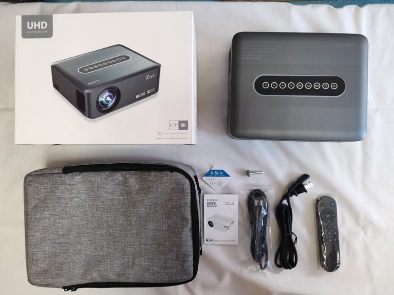 MEDIACUBE X1 全高清 1080P LED 投影機 12000流明 ANDROID 9.0 藍芽 8K解碼