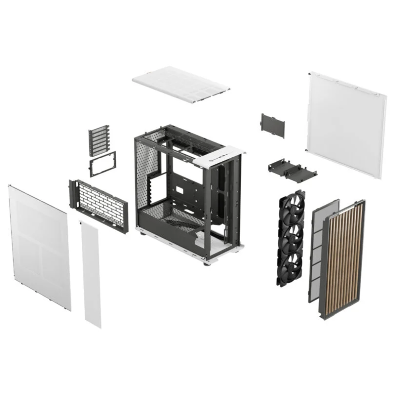 Fractal Design North XL Mesh ( Charcoal Black FD-C-NOR1X-01  / Chalk White FD-C-NOR1X-03 )
