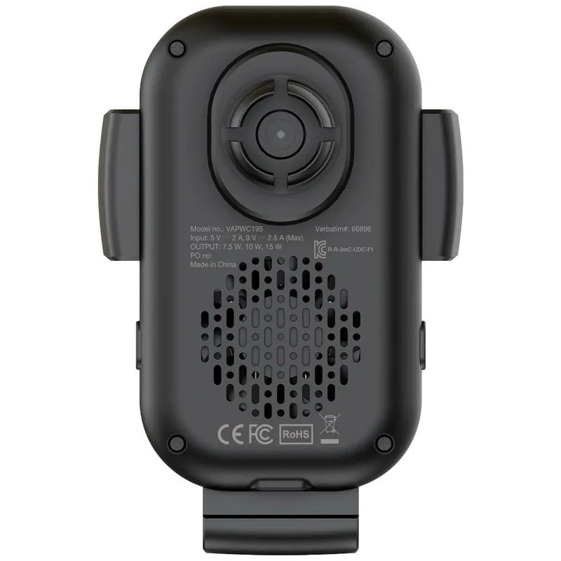 【香港行貨 1年保養】Verbatim 15W 雙線圈車用無線充電器 (內置冷卻風扇)(#66896) 【香港行貨 1年保養】Verbatim 15W 雙線圈車用無線充電器 (內置冷卻風扇)(#66896)