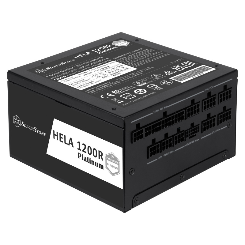 SilverStone HELA 1200R Platinum 1200W Cybenetics 白金牌認證ATX 3.0 & PCIe 5.0全模組ATX 電源 SilverStone HELA 1200R Platinum 1200W Cybenetics 白金牌認證ATX 3.0 & PCIe 5.0全模組ATX 電源