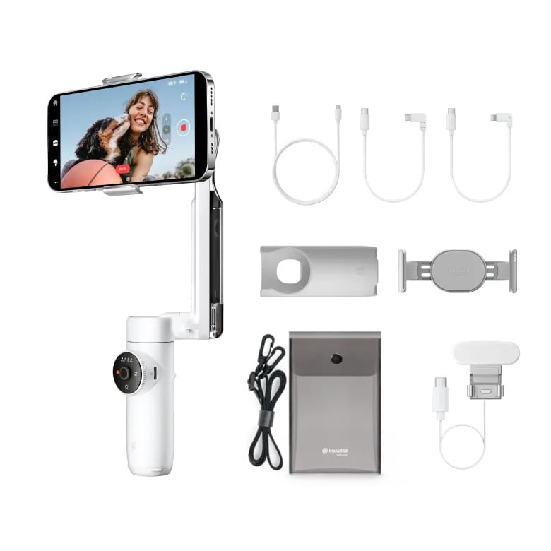 Insta360 Flow Creator Kit 智能追蹤雲台 - 創作者套裝 Insta360 Flow Creator Kit 智能追蹤雲台 - 創作者套裝