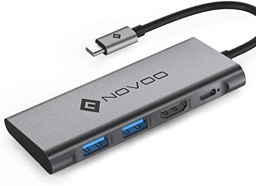 Novoo 行貨 4-in-1 USB C Type C Hub USB 3.0 *2 HDMI 4K Type-C PD 擴展器 4PLX