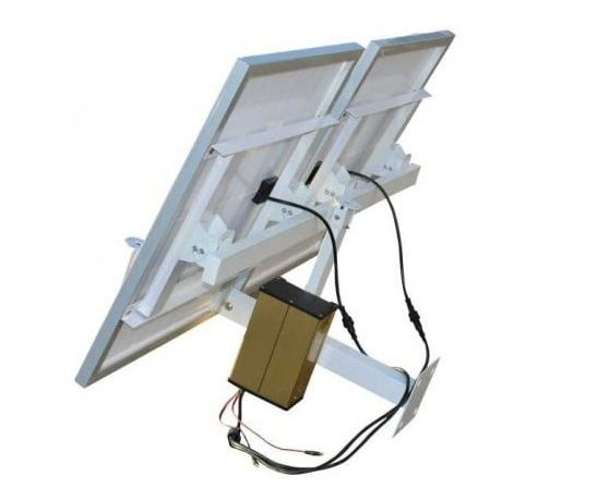 iSmartView CCTV 120W高效能單晶雙太陽能板60AH儲電鋰電池 Twins solar Panel  ARW-120W60AH