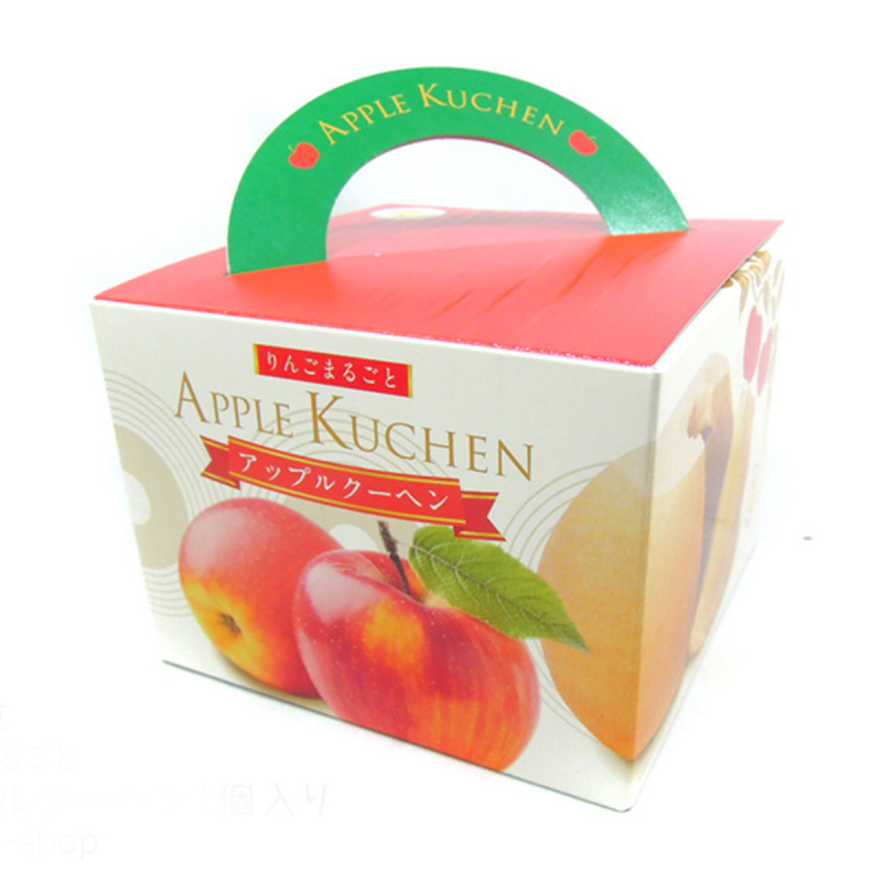 日本 小向製菓 Apple Kuchen 招牌原個青森蘋果 年輪蛋糕 手挽精緻禮盒【市集世界 - 日本市集】