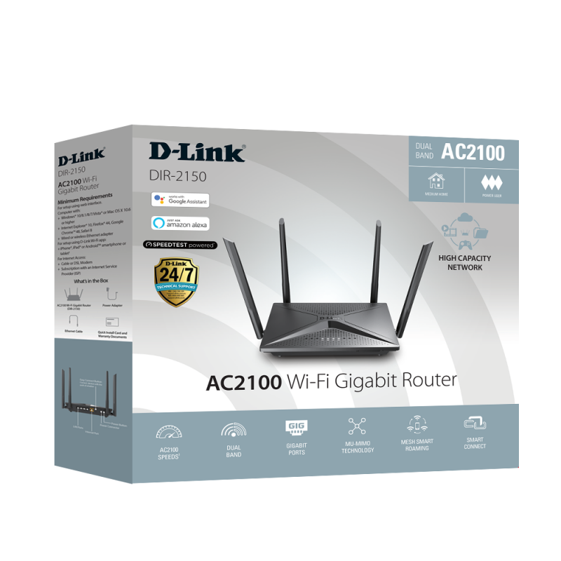 D-Link AC2100 Wi-Fi 無線路由器 DIR-2150