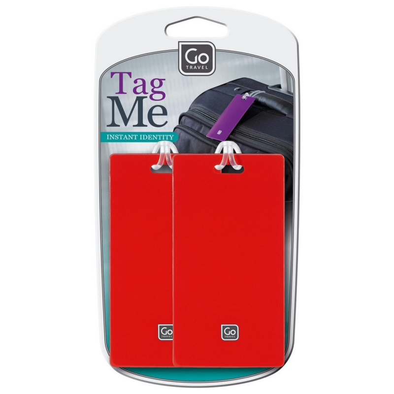 GO TRAVEL Tag Me Patterned Luggage tags twin pack 行李牌 152B
