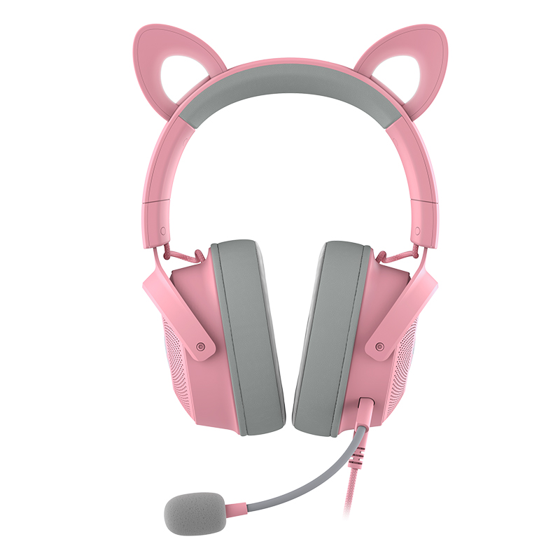 Razer Kraken Kitty V2 Pro 可替換耳朵造型有線 RGB 耳機 (2色)