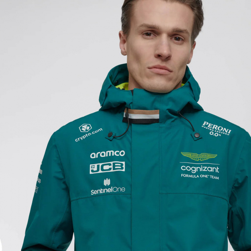 F1 Aston Martin 車隊 2023 Team Waterproof Jacket- Green