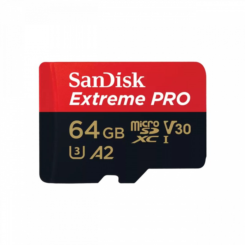 【限時優惠$99】 SanDisk Extreme Pro microSDHC 與 microSDXC UHS-I 記憶卡 64GB