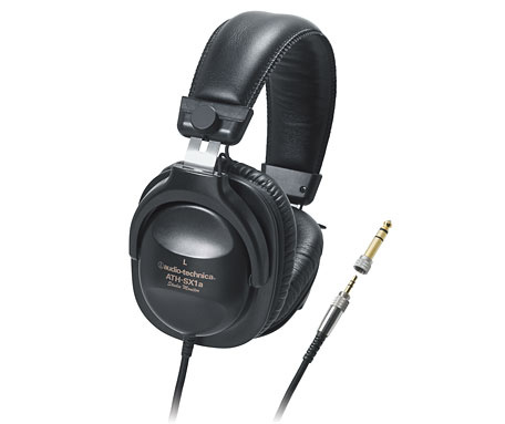 【 平行進口 原裝正貨】Audio-technica 錄音室監聽 身歷聲耳機 ATH-SX1a 日本製造 黑色