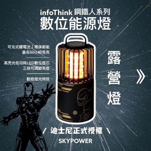 infoThink 鋼鐵人系列數位能源燈