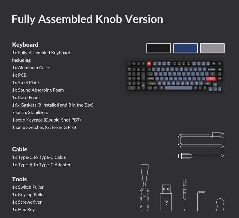 Keychron Q12 自組鍵盤 (旋紐版本)