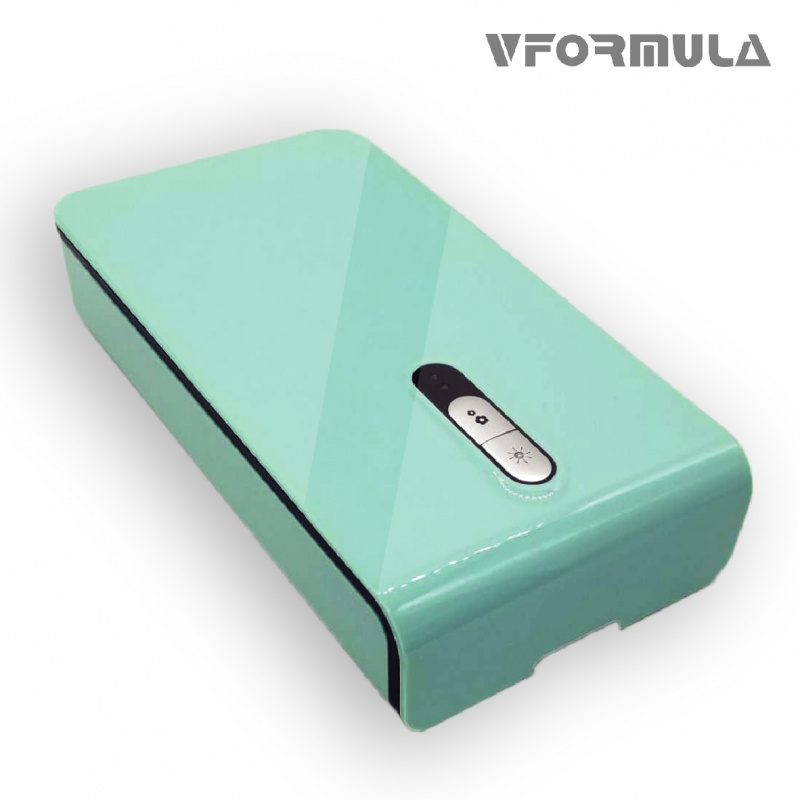 Super V Vformula 第三代充電版UV手機消毒盒（綠色）