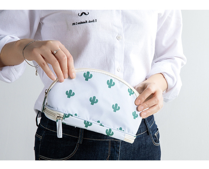 半圓形雙層化妝包