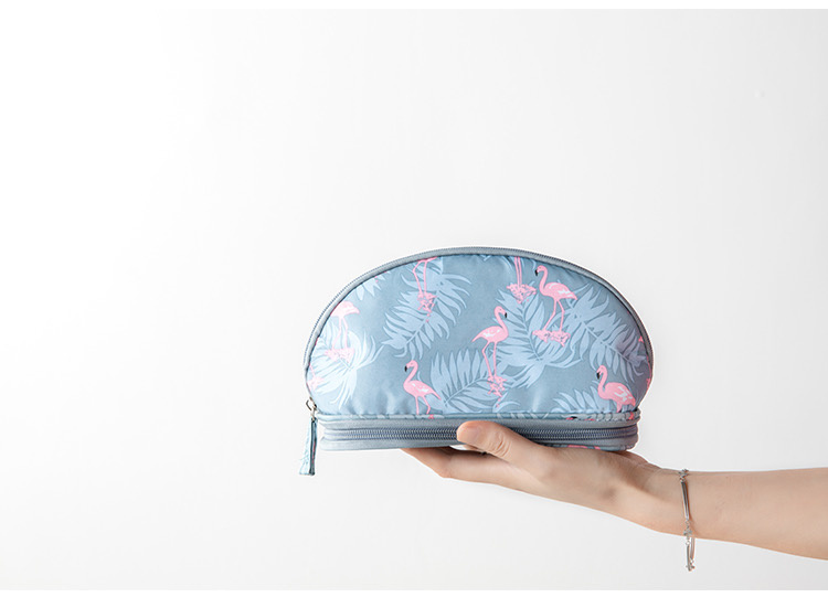 半圓形雙層化妝包