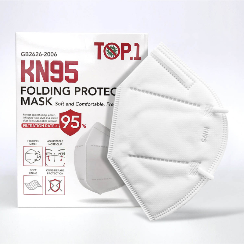 KN95 3D 口罩 (BFE≥95%, PFE≥95%)-1盒10個/Size S-M/適合女士及細面人士/獨立包裝