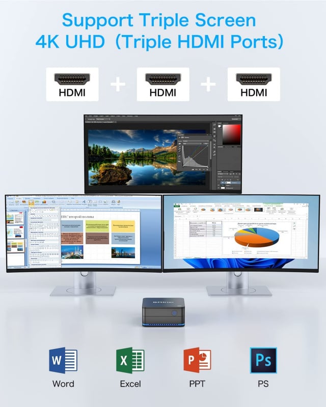 GMK Nucbox 7S Mini-PC [Intel® N5105/8GB/512GB SSD/WIN11 PRO]