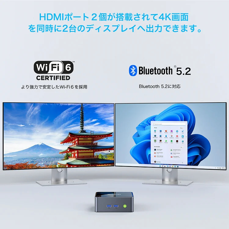 GMK Nucbox G1 Mini-PC [Intel® N95/8GB/512GB SSD/WIN11 PRO]