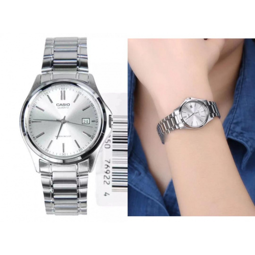 CASIO 不銹鋼錶帶銀色 防水石英女士手錶 [LTP-1183A-7A]