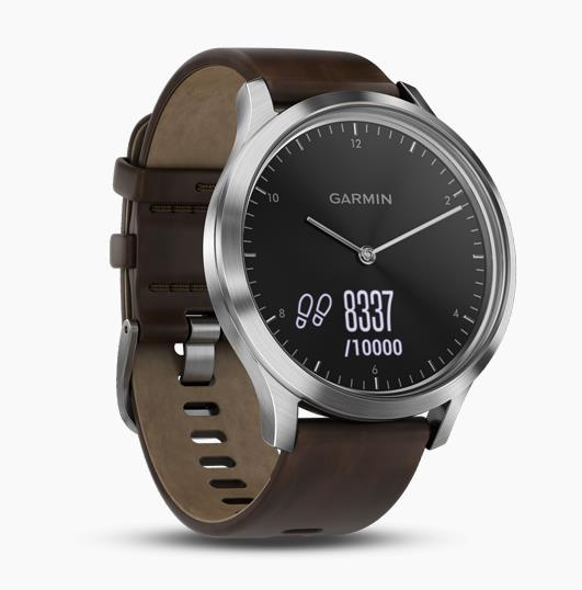 中文版 Garmin Vivomove HR Premium 皮革錶帶 智能手錶 [2色]