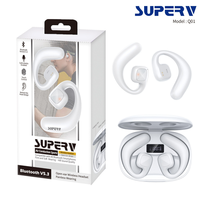 SuperV - 2023新款掛耳式無線藍牙耳機