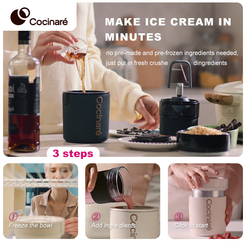 美國 Cocinare  KRUSH 無線便攜DIY雪糕機