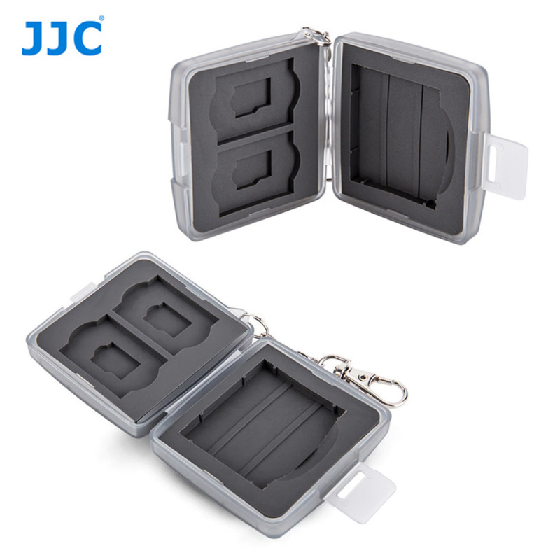 原裝正貨 - JJC 5片裝記憶卡(CF/SD/Micro SD)收納盒 附鑰匙扣 Memory Card Case with Keychain