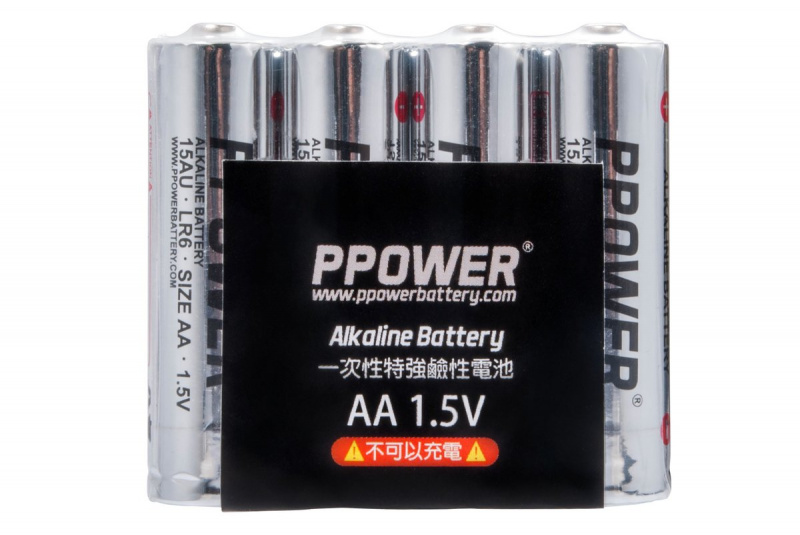 Ppower 一次性特強鹼性AA電池 (32粒)