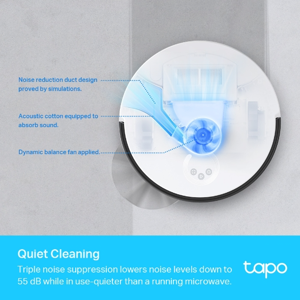 TP-Link【Tapo RV30 Plus】LiDAR自動集塵掃地機器人(掃拖二合一)