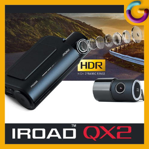 IROAD 1440P QHD | FHD 2CH- 雙鏡頭前後行車記錄儀 [QX2]