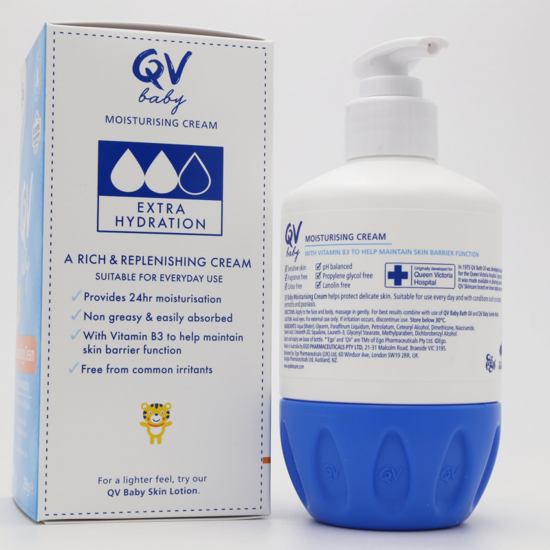 QV - 嬰幼兒保濕乳霜 (泵裝) 250G