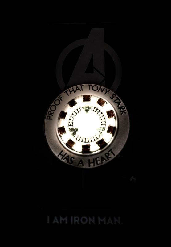 Marvel 官方正版授權 |IronMan 反應爐 造型 | 小夜燈無線充電座 | 原裝香港行貨 | 一年保養