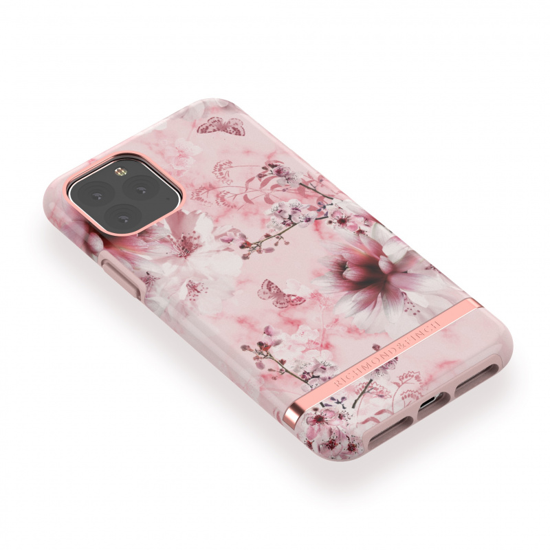 Richmond & Finch iPhone 11 /iPhone 11 Pro /iPhone 11 Pro Max Case - Pink Marble Floral ( IP -605 )
