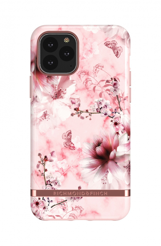 Richmond & Finch iPhone 11 /iPhone 11 Pro /iPhone 11 Pro Max Case - Pink Marble Floral ( IP -605 )